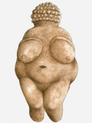 A drawing of the artwork.