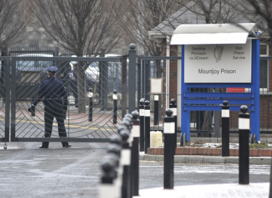 The entrance into Mountjoy Prison.