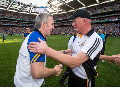 Tipperary boss Michael Ryan and Kilkenny manager Brian Cody will face off on Sunday.