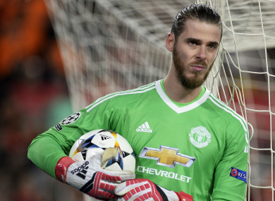 David de Gea has excelled for Man United in recent times.