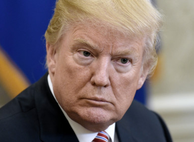Trump strongly defended Rob Porter, who resigned earlier this week.