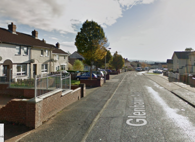 Glenbawn Avenue in west Belfast.