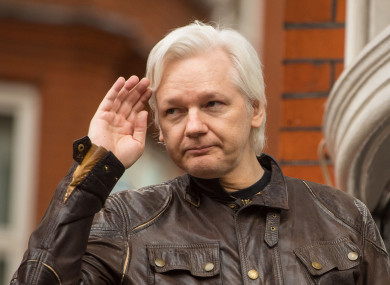 Assange has been in the Ecuadorian Embassy in London for five-and-a-half years.