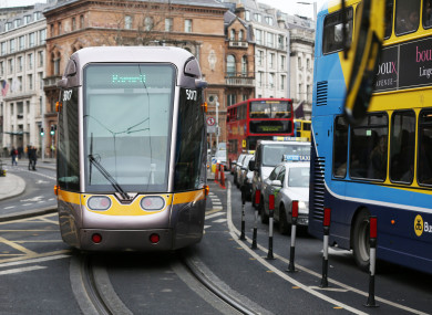 The Luas Cross City has been running since December.