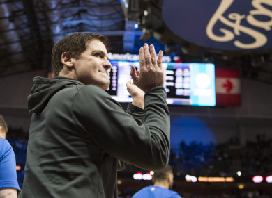 Dallas Mavericks owner Mark Cuban (file pic).