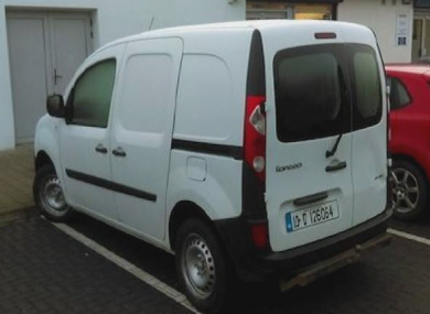 Gardaí are attempting to track the movements of this van.