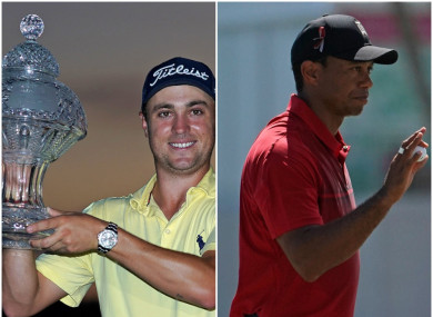 An eighth win on the USPGA Tour for Justin Thomas with Tiger Woods eight shots back.