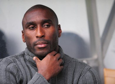 Sol Campbell (file pic).