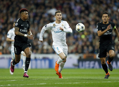 The man for the big occasion: Ronaldo scored twice tonight.