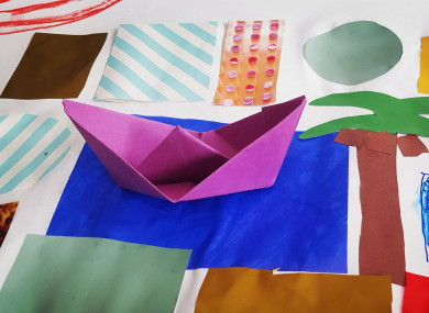 A recent kids' workshop in action at the Hugh Lane Gallery in Dublin.