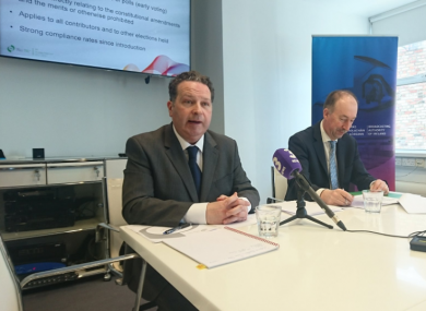 The BAI's compliance and policy manager Declan McLoughlin and CEO Michael O'Keefe.