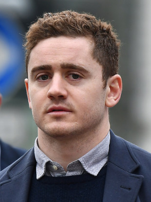 Paddy Jackson arriving at court today