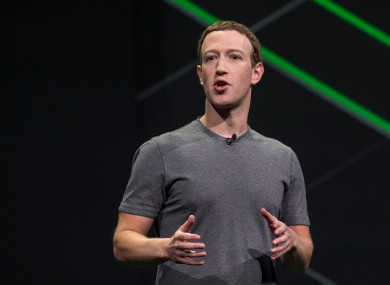 Facebook CEO Mark Zuckerberg