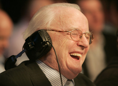 RTE broadcaster Jimmy Magee passed away in September.