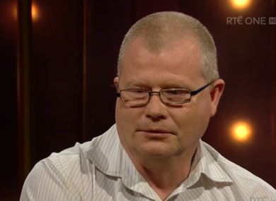 Richard Satchwell on RTÉ television last night.