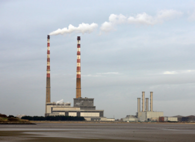 File photo of the ESB power station at Poolbeg in Dublin, in 2009.