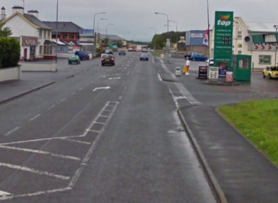The Derry to Bridgend road where the collision took place.