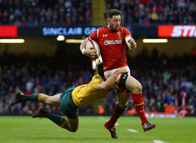 Cuthbert will play no part for Wales in next year's World Cup after the decision to leave his homeland.