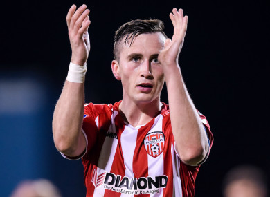 Aaron McEneff has established himself as a key player with Derry after an early stint in England with Spurs.