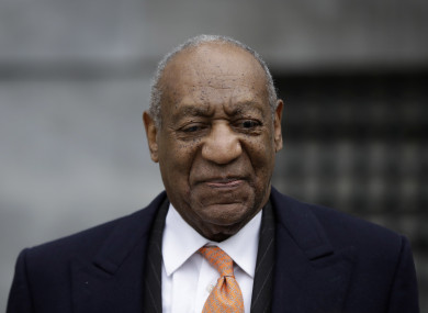 Bill Cosby leaving after his sexual assault trial yesterday