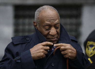 Cosby attending the trial earlier this week.