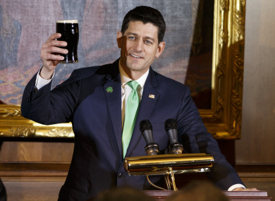 House of Representatives Paul Ryan said he would like the job as ambassador to Ireland one day.