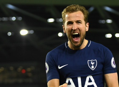 Tottenham striker Harry Kane.
