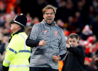Jurgen Klopp (file pic).