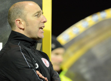 Shels manager Owen Heary.