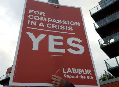 The Labour Party's Eighth Amendment referendum posters