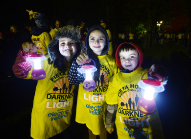 Happy walkers at last year's Darkness Into Light.