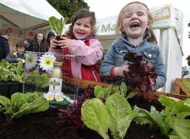 Karen Steel and Myla Fahey learning to grow their own at a previous instalment of Bloom.