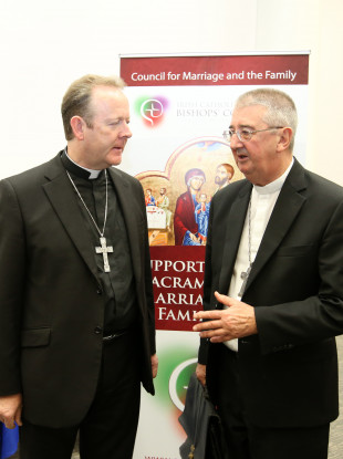 Archbishop Eamon Martin (left) and Archbishop Diarmuid Martin.