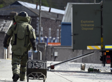 A file photo of the Army EOD team.
