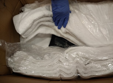 The heroin which was hidden.