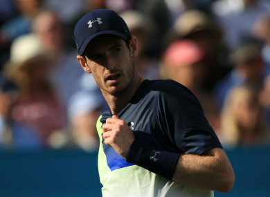 Former world number one Andy Murray