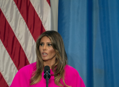 File photo of Melania Trump.