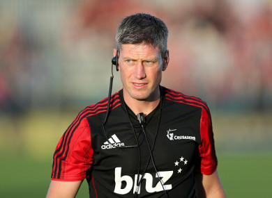 O'Gara has made a big impression at the Crusaders.