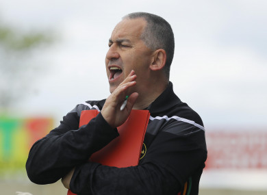 Carlow football manager Turlough O'Brien.