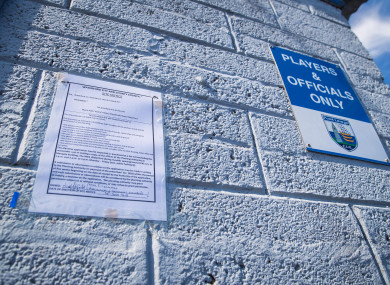 A view of planning permission for the redevelopment of Walsh Park