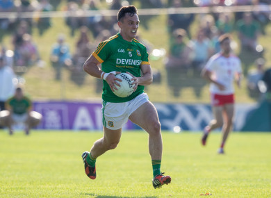 James McEntee of Meath, a team Tobin has worked with in the past.