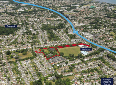 The land in Mount Merrion is in a residential part of south Dublin.