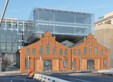 How the refurbishment of the building will look.