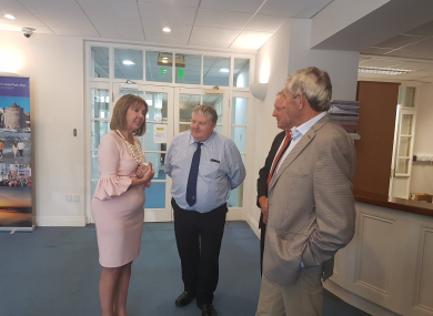 Joan Freeman meets members of Waterford Council.