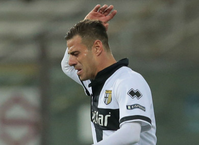 Parma striker Emanuele Calaio