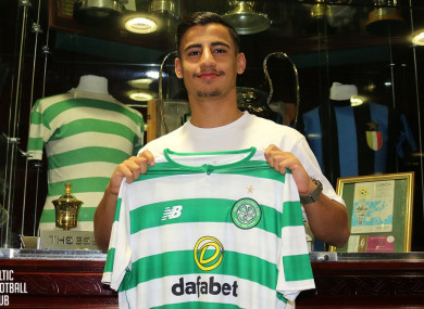 Arzani with the Hoops shirt.