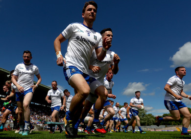 Mone: Monaghan's only change.