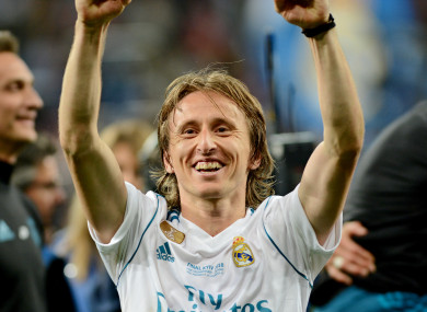 Luka Modric (file pic).