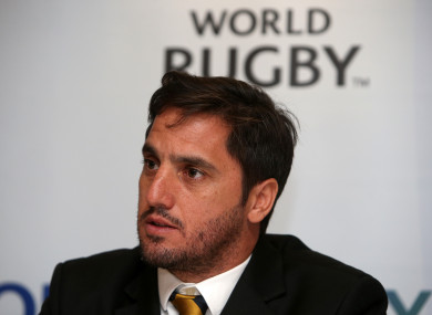 World Rugby vice-chairman Agustin Pichot.