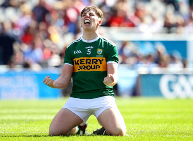 Kerry defender Colm Moriarty was named at wing-back